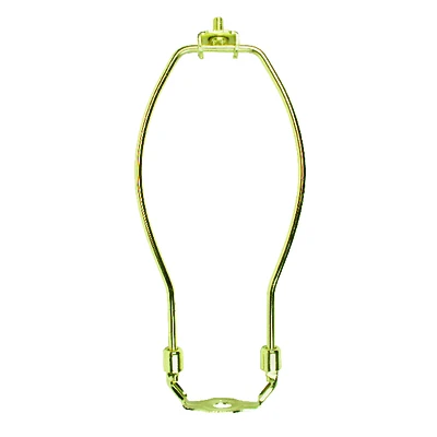 Jandorf 60121 Lamp Harp, Polished Brass, 8-In.