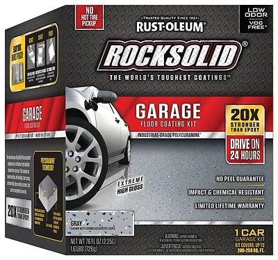 Garage Coating Kit, Gray, 76 oz.