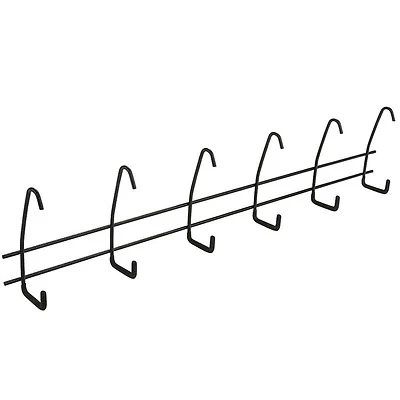 National Hardware N112-086 Storage Hanger, Steel, 10 Lb, Black