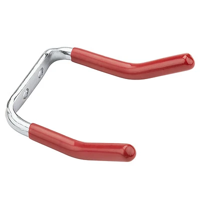 National Hardware N188-009 Double Storage Hook, Red Vinyl-Coated Steel, 2-3/4 In.