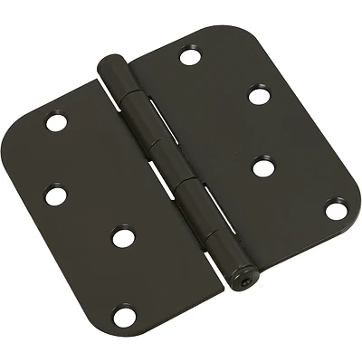 National Hardware N830-198 Door Hinge, Oil-Rubbed Bronze, 4 In.