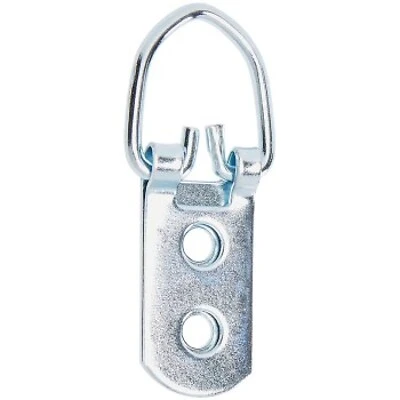 2-Pc. D-Ring Hanger, 20-Lb. Load, 2-7/32 In.