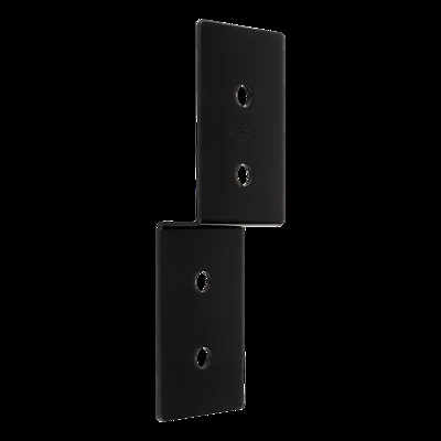 Indio Collection Decorative Joist Tie, Black, 1-1/2 x 3 x 10 In.
