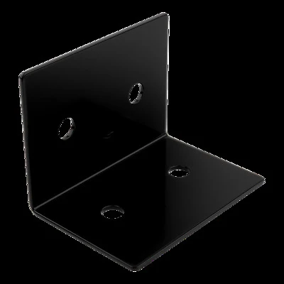 Indio Collection Decorative Heavy Angle, Black, 5 x 3-3/4 x 3-1/2 In.