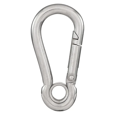 Interlocking Spring Snap, Stainless Steel, 3-1/8 In.