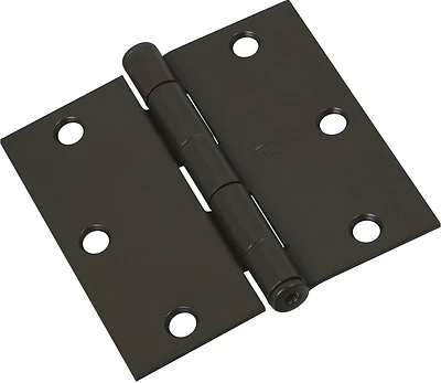 National Hardware N830-205 Door Hinge, Oil-Rubbed Bronze, 3 In.