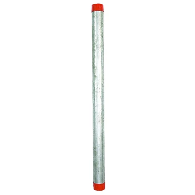 B & K Mueller 10819 Galvanized Pipe Nipple, 1-1/2 In. x 30 In., Threaded