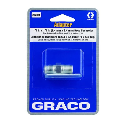 Graco 243025 Magnum Nipple Fitting, 1/4 x 1/4-In.