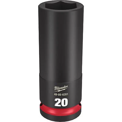 Shockwave 20mm X 1/2 Inch Drive Deep Impact Socket - 6 Point