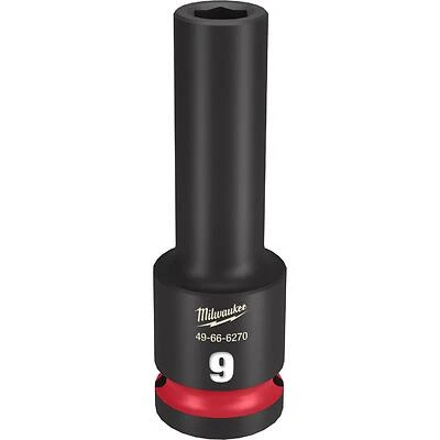 Shockwave 9 Mm X 1/2 In. Drive Deep Impact Socket - 6 Point