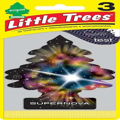 Little Trees U3S-37303 Supernova Car Air Freshener, 3-Pack