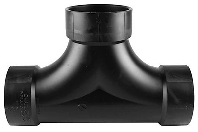 ABS/DWV Clean Out Tee, 2-Way, 4 In.