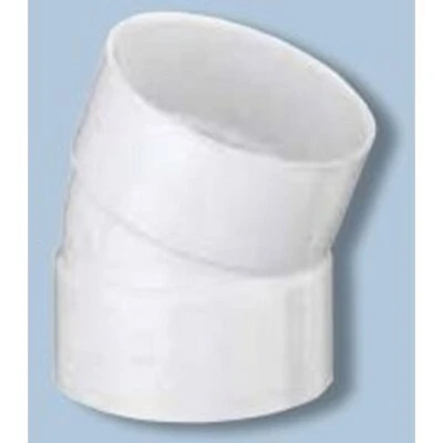 PVC Pipe Sewer And Drain 22-1/2-Degree Elbow, 4 In.