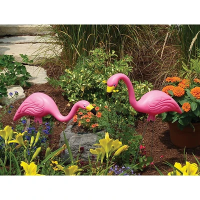 Bloem Pink Flamingos Lawn Ornaments, 2-Pk.