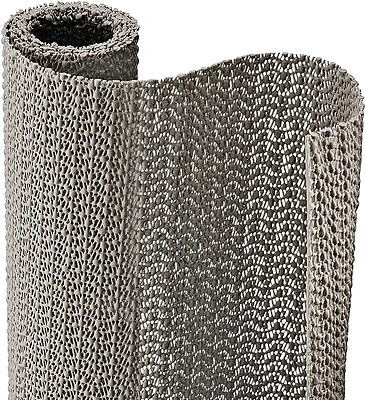 12 In. X 5 Ft. Taupe Beaded Grip Non-adhesive Shelf Liner
