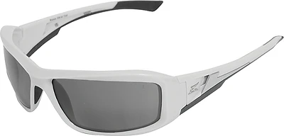 Brazeau Gloss White Frame Safety Glasses With Smoke Lenses - Model Xb146