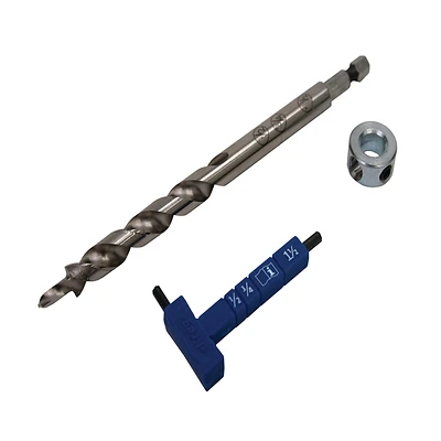 Kreg KPHA308 Easy-Set Pocket-Hole Drill Bit with Stop Collar