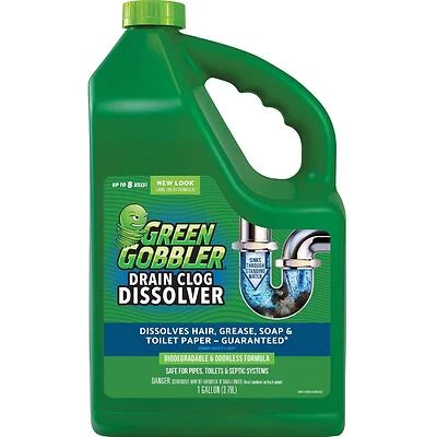 Green Gobbler G0665J Liquid Drain Clog Dissolver, 1 Gallon