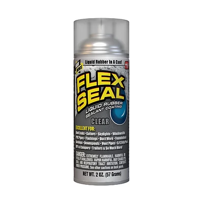 Flex Seal FSCLRMINI Rubber Sealant Coating, Clear, 2 Oz