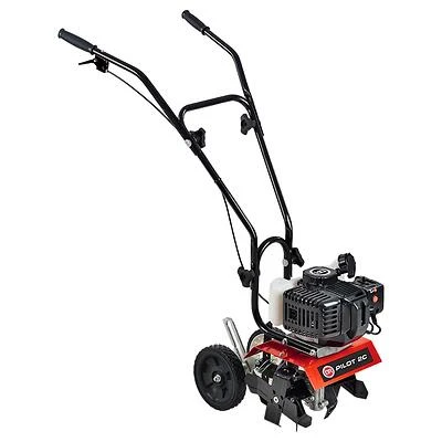 Pilot 43cc 2-cycle Engine Mini Tiller Cultivator With 11" Width