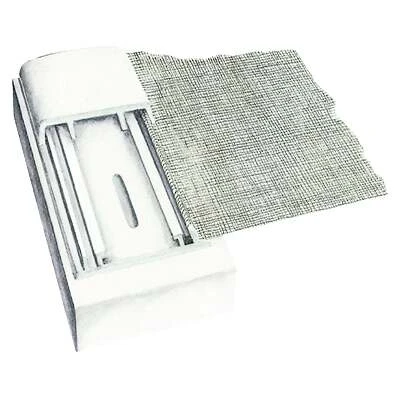 Screen Tight WCAP18 Porch Screening Cap, Vinyl, White, 1-1/2 In. x 8 Ft.