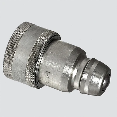 Hydraulic Adapter, ISO Male Tip To A JD Cone Style