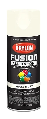 Krylon K02711007 Fusion All-In-One Spray Paint + Primer, Gloss Ivy, 12 Oz