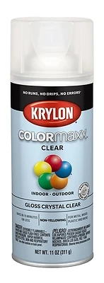 COLORmaxx Spray Paint, Clear Gloss, 12-oz.