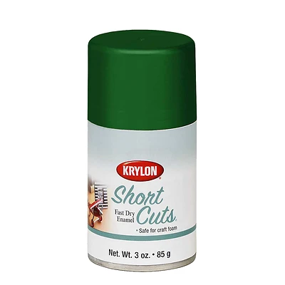 Short Cuts 3 Oz. High-gloss Enamel Spray Paint, Leaf Green - Scs-046