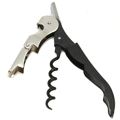 Chef Craft Silver Plastic And Steel Waiter's Corkscrew Model 21318