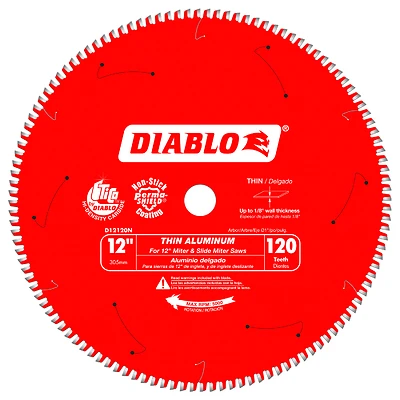 Diablo D12120N Circular Saw Blade, 12 In., 120 Tooth Carbide