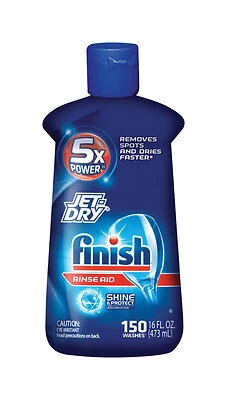 Finish Original Scent Liquid Dishwasher Rinse Aid 16 Oz 1 Pk - 150 Washes