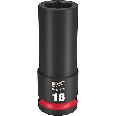 Shockwave 18mm X 1/2 Inch Drive Deep Impact Socket - 6 Point Design