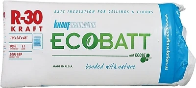 Knauf 5001489 R-30 Kraft Faced Fiberglass Insulation Batt, 24 In. X 48 In.