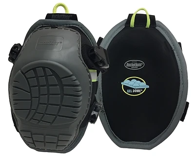 Gx2 Molded Gel Dome Non-marring Knee Pads With Tri-buckle Closure