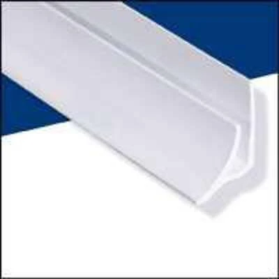 92586 Walltuf 8 Ft. Inside Corner Moulding - White Vinyl