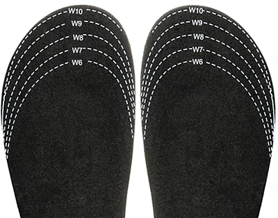 Garden Outfitters Series 330bk Half-sizer Insole, Size 8, Black