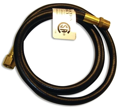 Mr. Heater F271163-60 Hose Assembly, Brass/Plastic, 3/8 In. MPT X 3/8 In. Female Flare, 5 Ft.