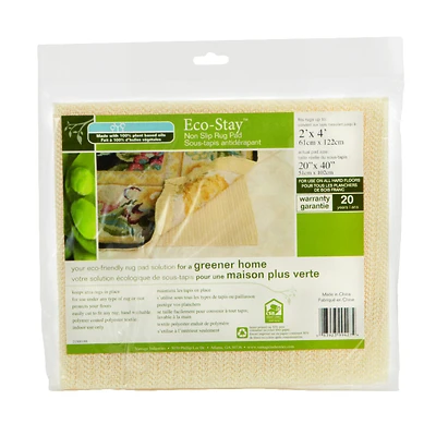 Con-Tact Eco-Stay V14735 Rug Pad, Non-Slip, 2 x 4 Ft.