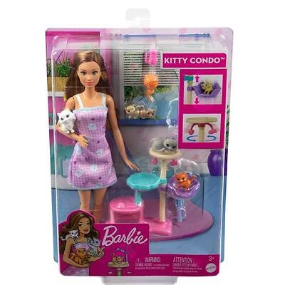 Kitty Condo Doll & Playset With Accessories, Cat Tree, And Four Kittens