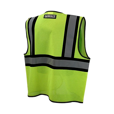 Reflective Safety Vest Green Large Class 2 With Breakaway Design