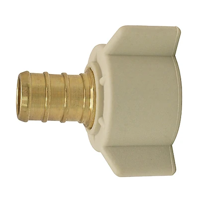 Apollo APXFB1212S Brass Adapter, 1/2 In. PEX Barb x 1/2 In. FPT, 200 PSI