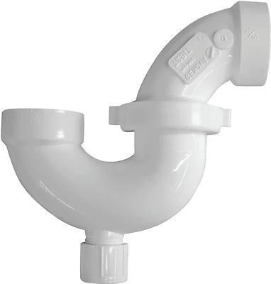 Canplas 193231a PVC DWV P-Trap With Union Connection, 1-1/2 In.