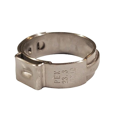 3/4 In. Stainless Steel Pex Barb Pinch Clamp (25-pack) - Durable Crimp Fittings