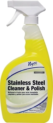 Nl887-qps6 Stainless Steel Cleaner & Polish, 32 Oz, Liquid, Mild, Pack Of 6