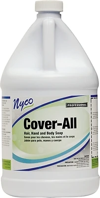 Nl576-g4 Cover-all Hair, Hand & Body Soap, 128 Oz, Pack Of 4, Tropical Coconut