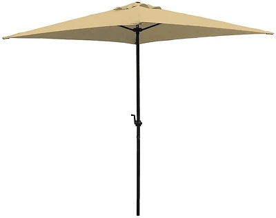 Seasonal Trends UMQ65BKOBD-04 Outdoor Umbrella, 6.5 Ft Square Canopy, 7.8 Ft Tall