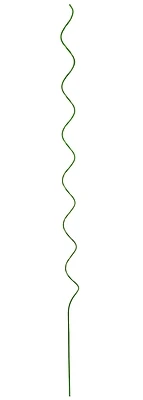 Gardener's Blue Ribbon 901267GR6 Twisted Garden Stake, 60 In., Steel, Green