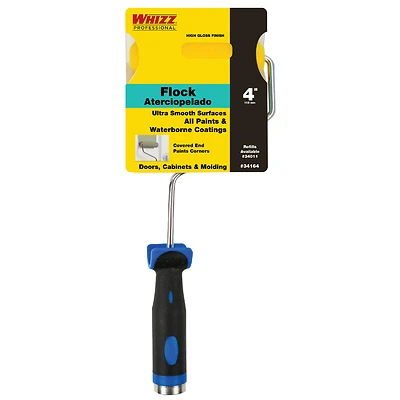 Whizz 34164 Mini Paint Roller Frame And Cover, 4 In., Threaded End