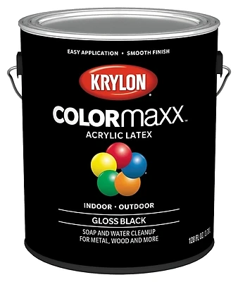 Colormaxx Gloss Black Paint 1 Gallon - Model K05648007